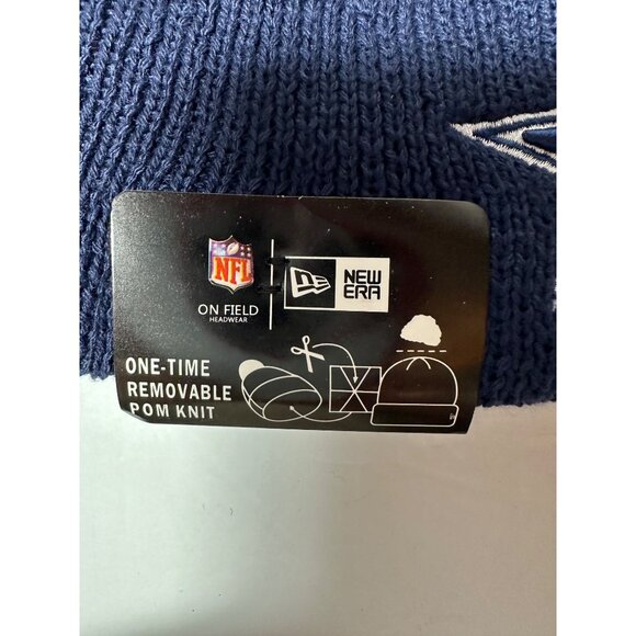 NFL Dallas Cowboys Winter Knit New Era Cap New With Tag Fleece Lined NWT - Picture 5 of 6
